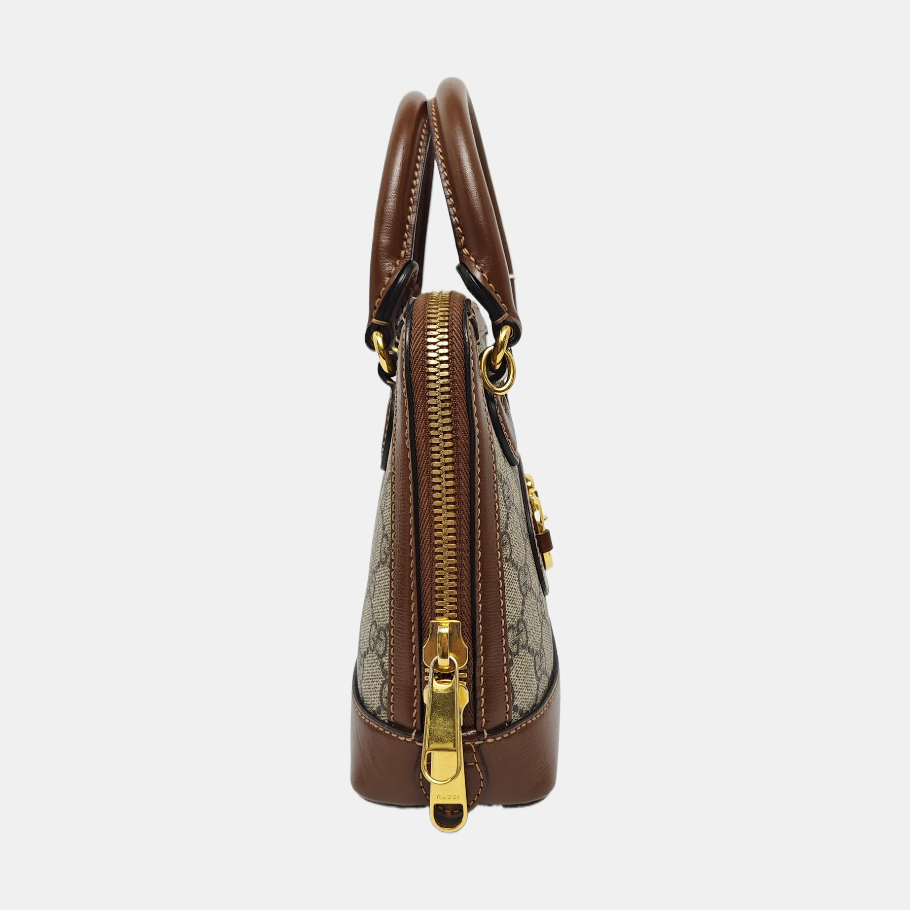 Horsebit 1955 Mini Coated Canvas Beige