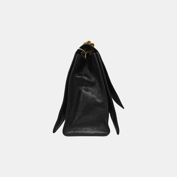 Crush Medium Calfskin Black
