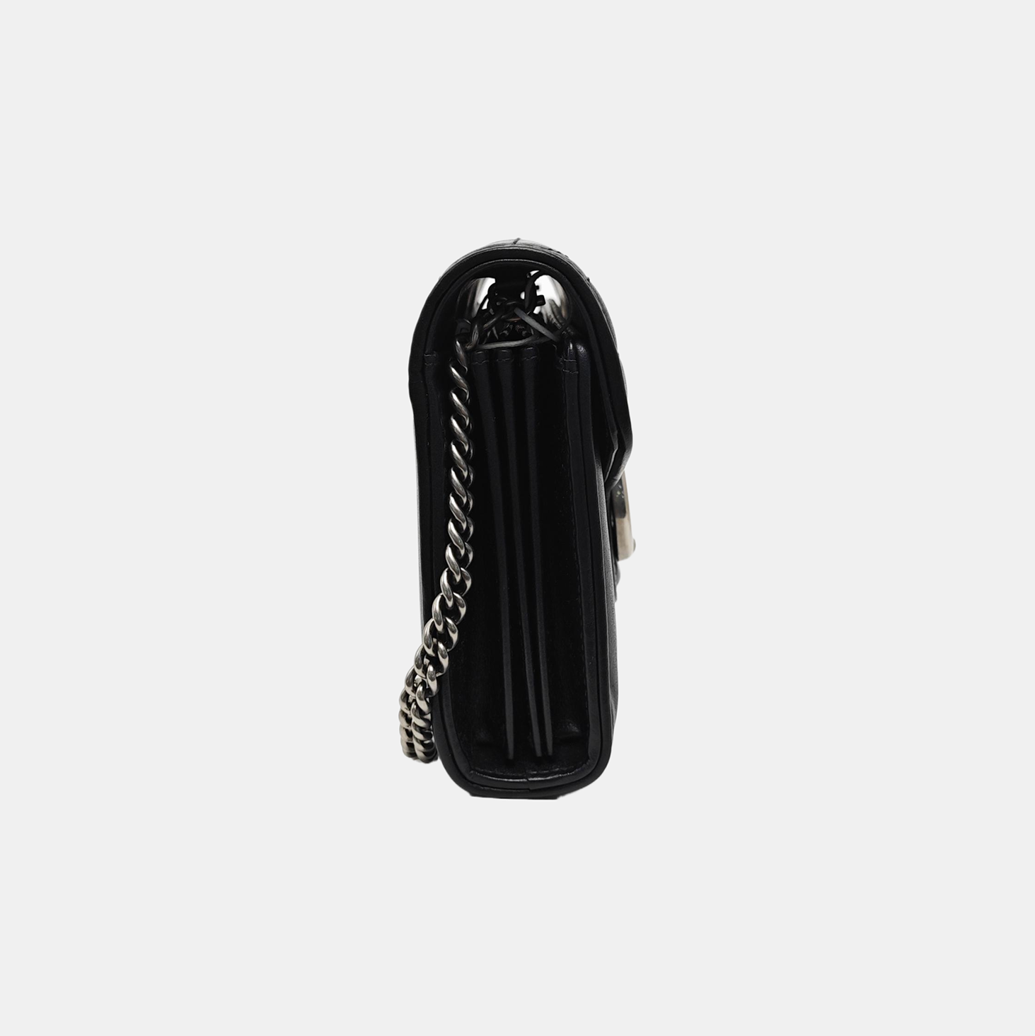 GG Marmont Mini Quilted Calfskin Black