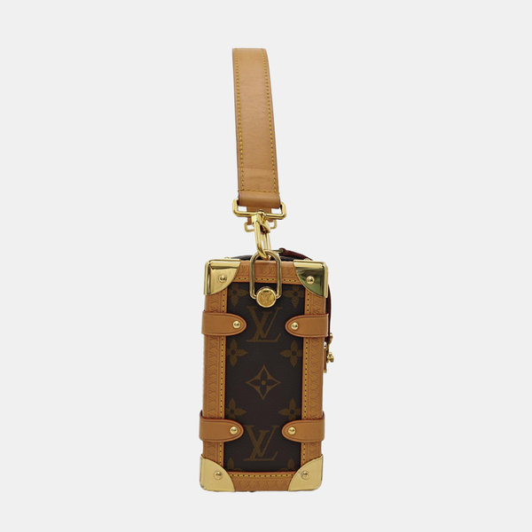 SIDE TRUNK MM Monogram Coated Canvas Brown