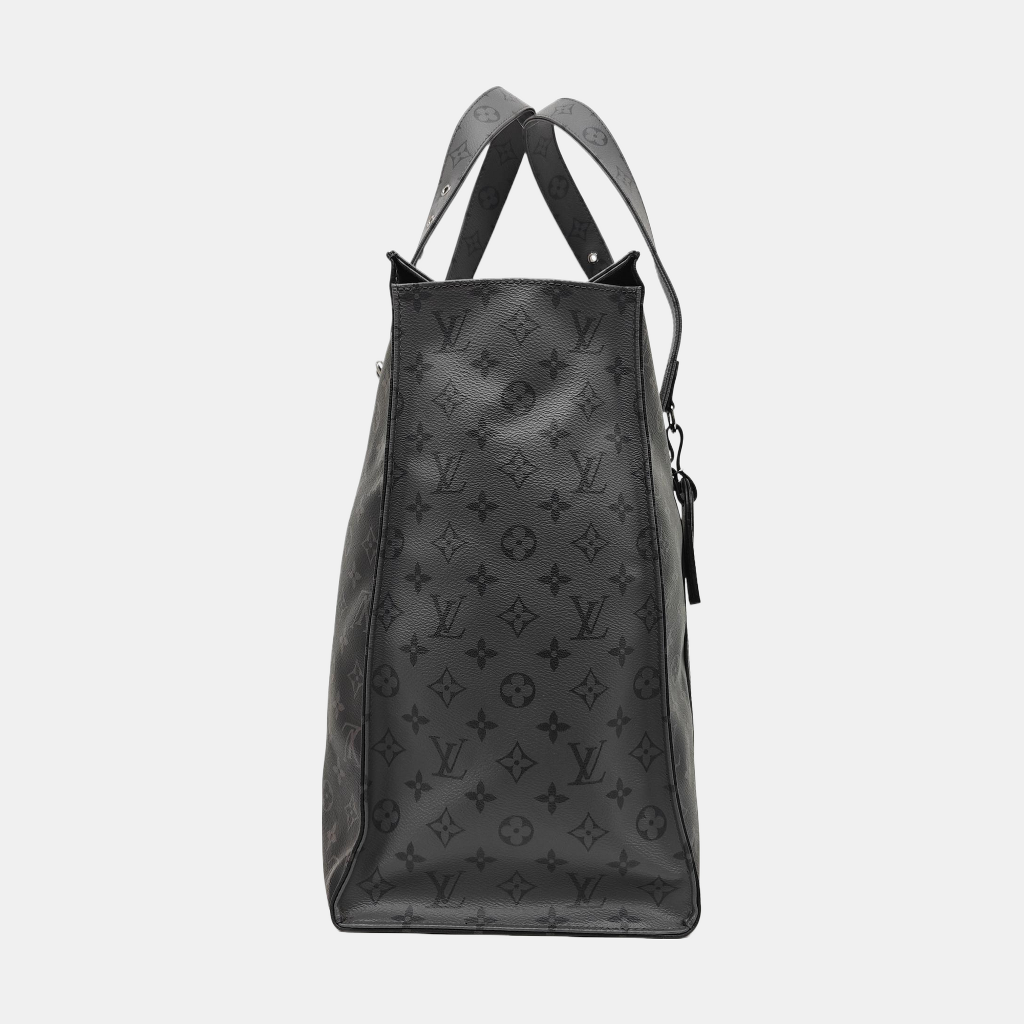 NEW CABAS ZIPPE GM Monogram Coated Canvas Gray