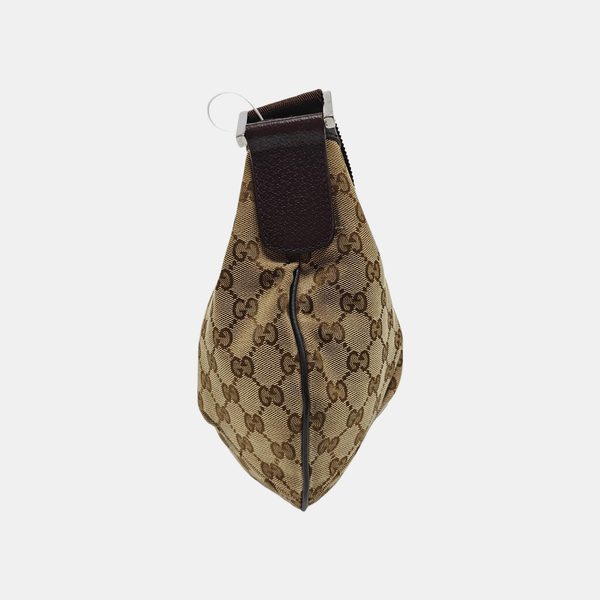 Monogram Canvas Shoulder Bag Beige