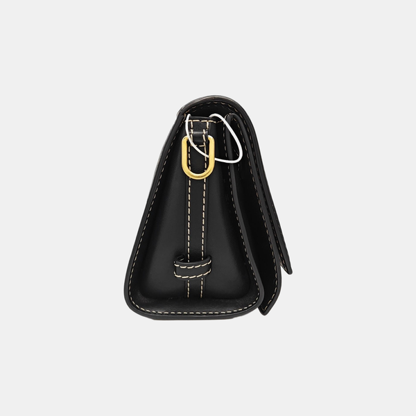 Calfskin Shoulder Bag Black