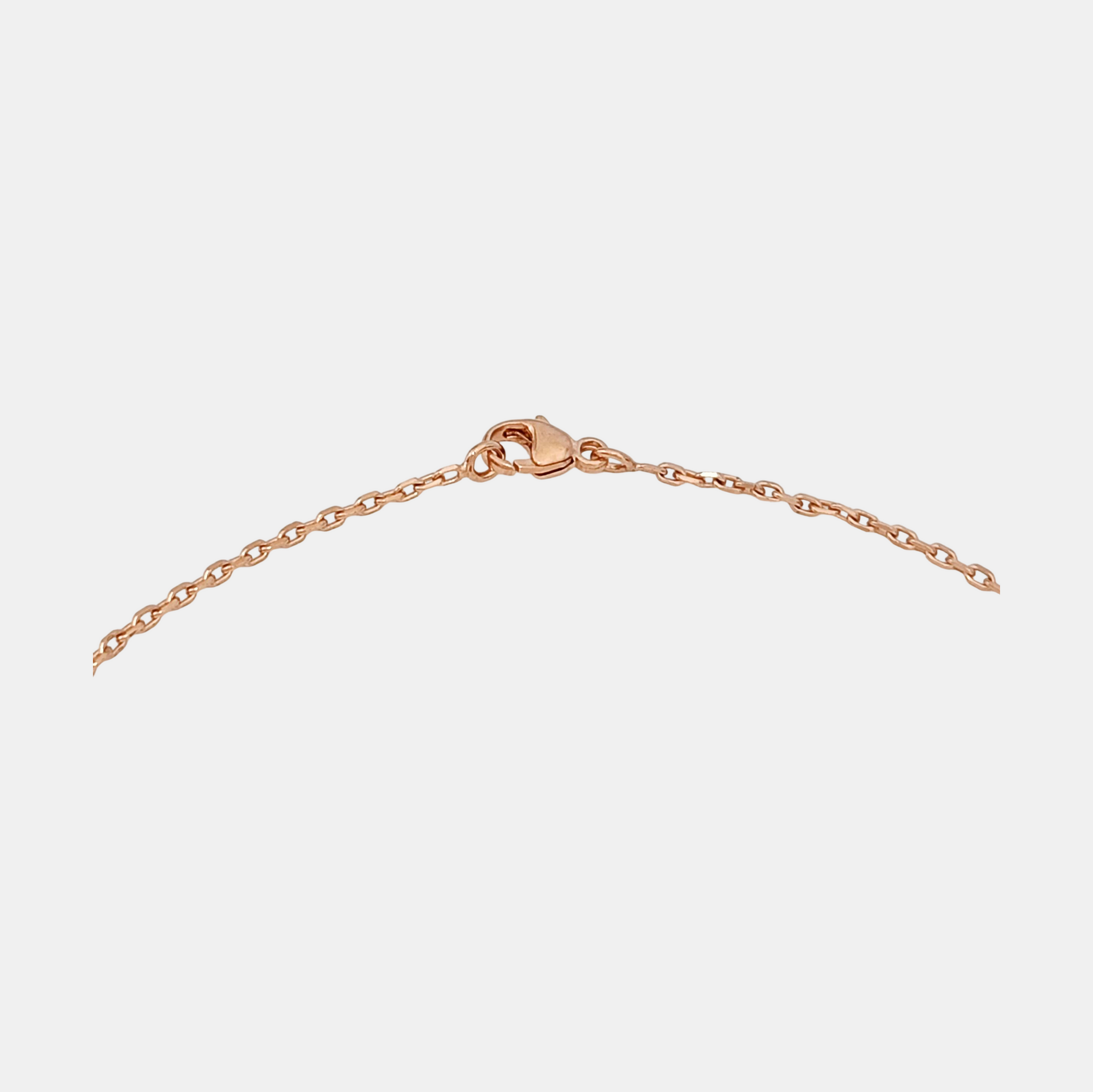 Pop H Metal Rose Gold Necklace