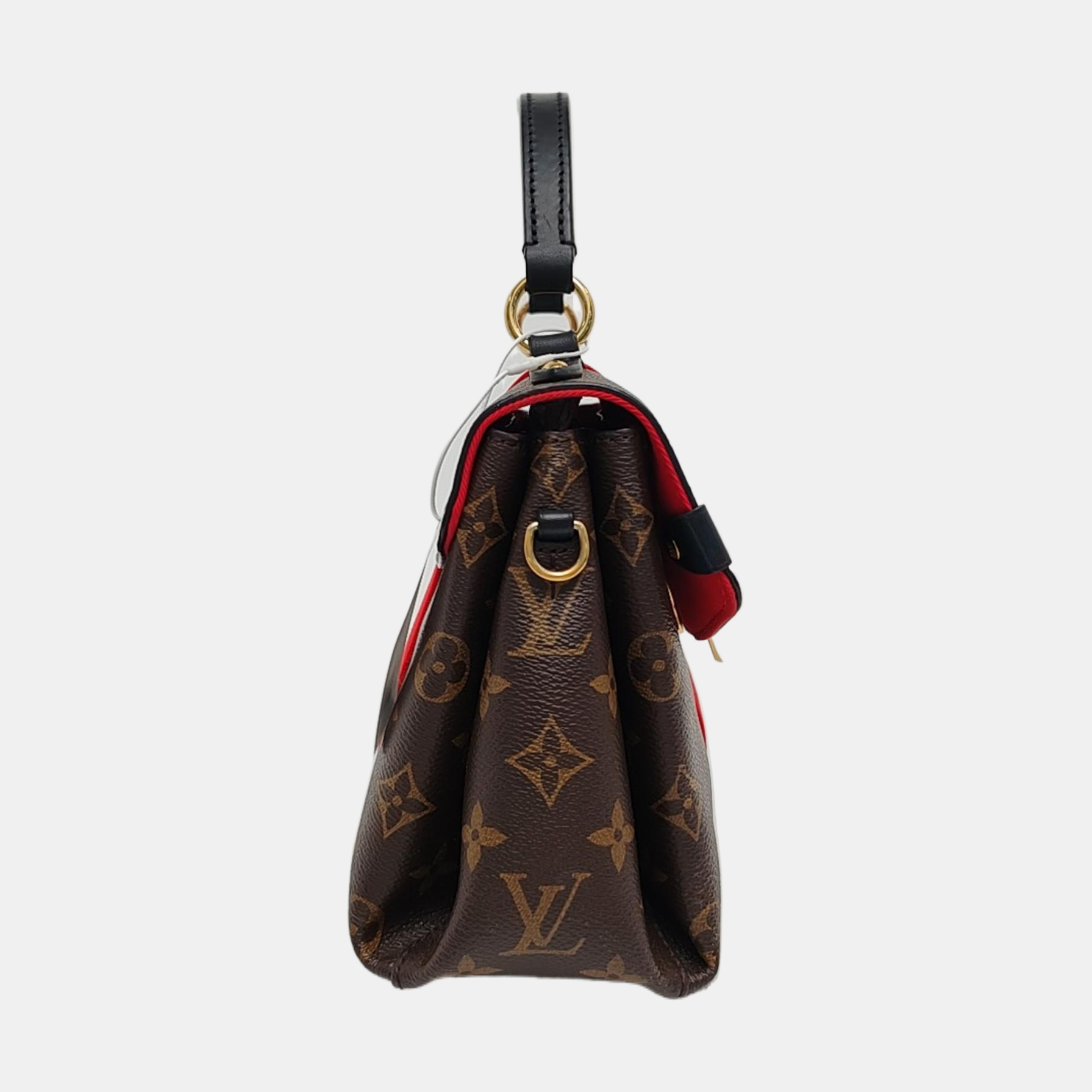 GEORGES BB Monogram Coated Canvas Brown