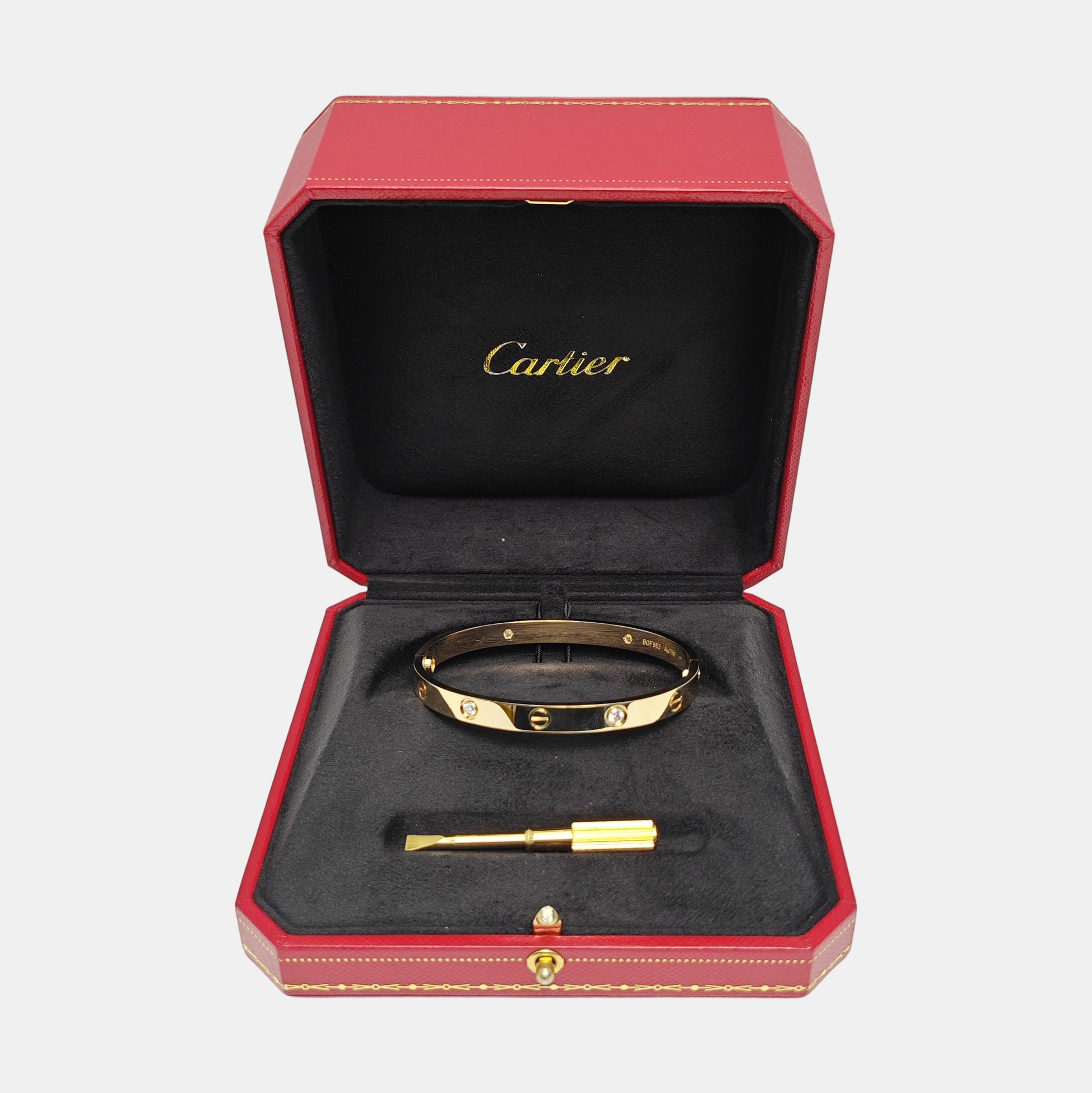 LOVE 18k Gold Bangle