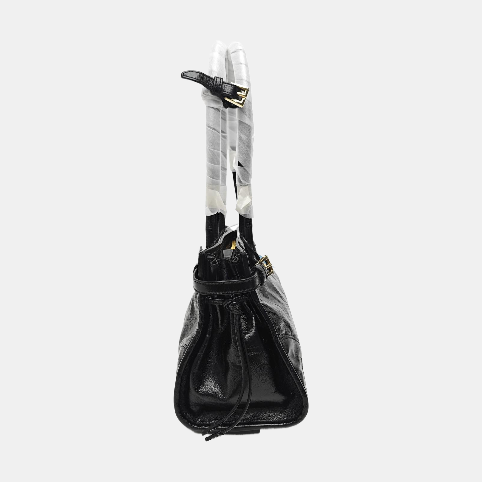 Bonnie Medium Patent Leather Black