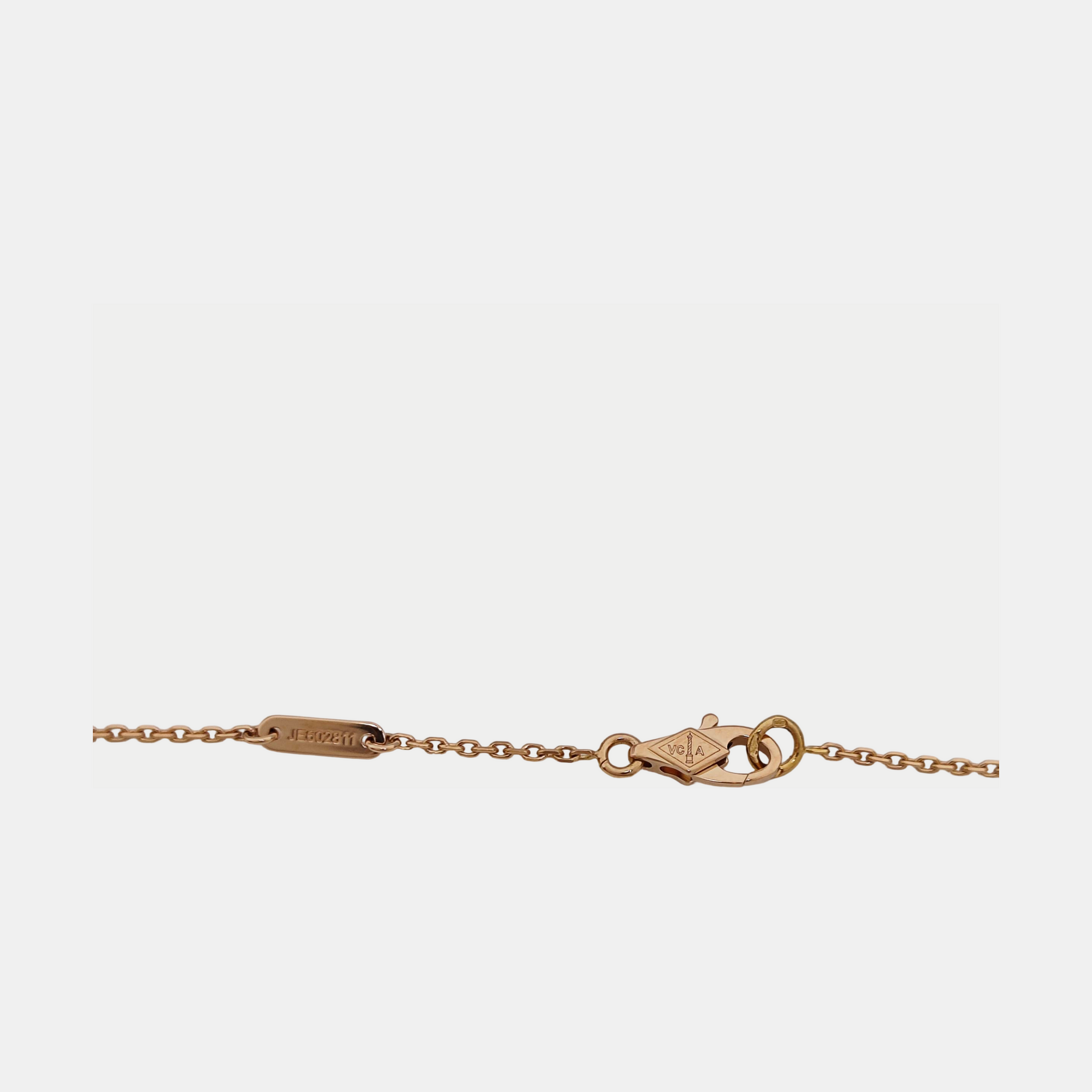 Sweet Alhambra 18k Rose Gold Necklace