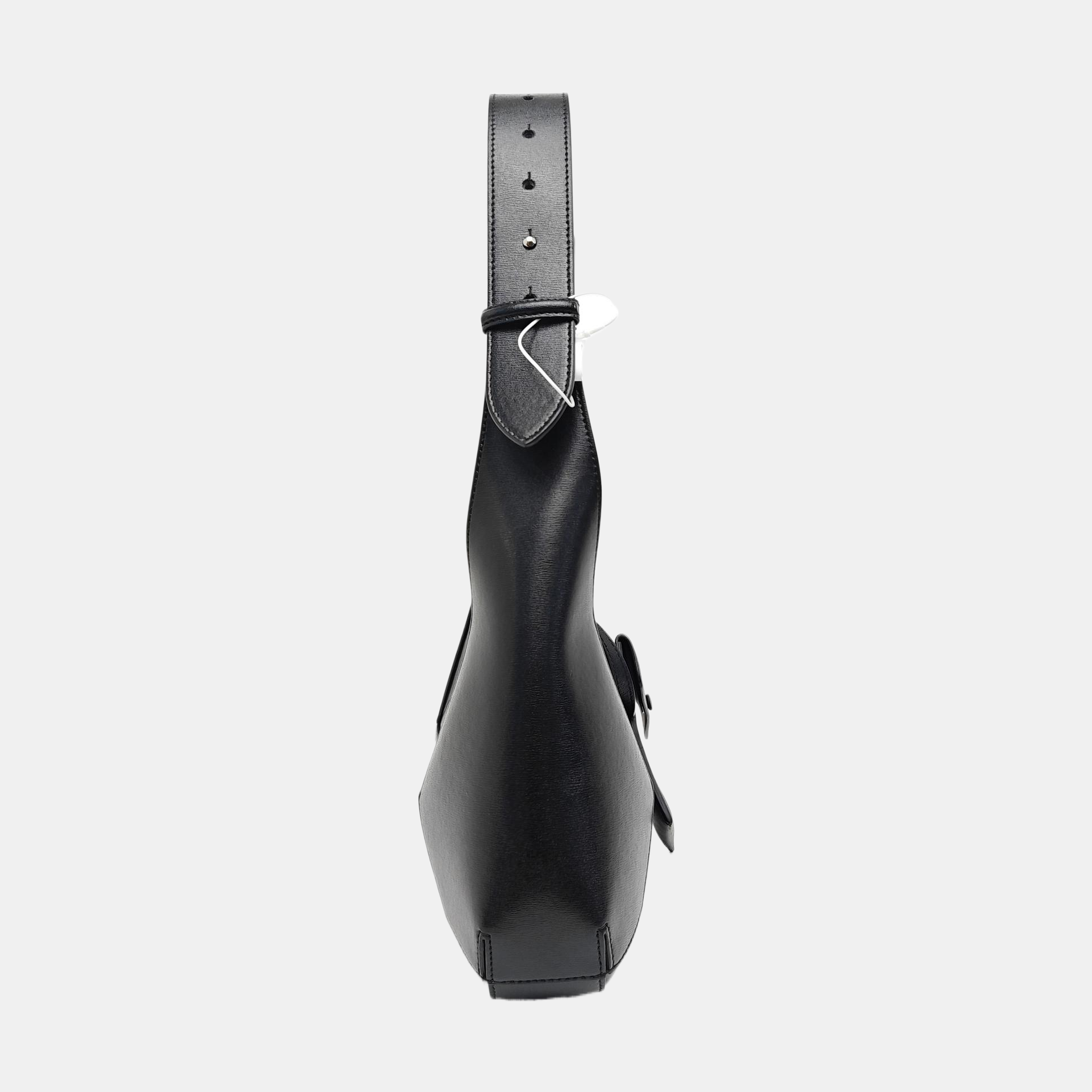 Calfskin Shoulder Bag Black