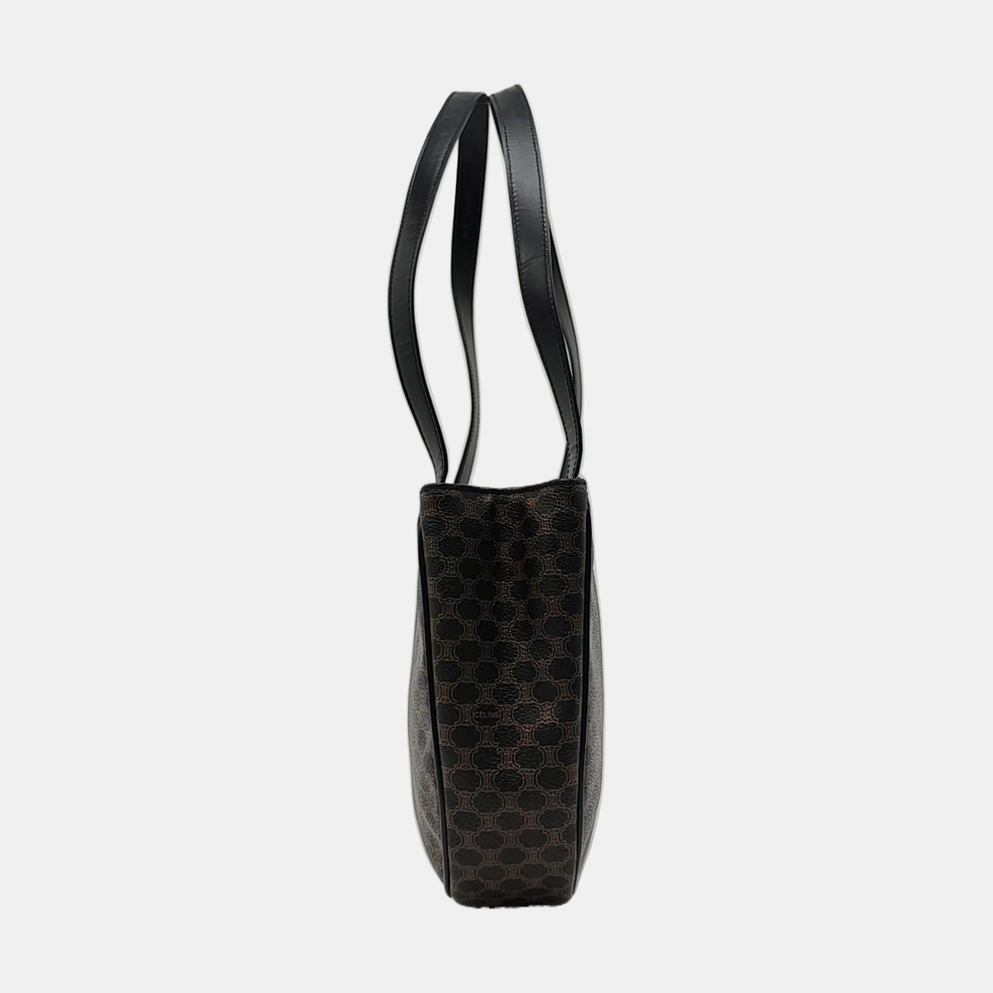 MACADAM TOP HANDLE COSMETIC BAGS Coated Canvas Black