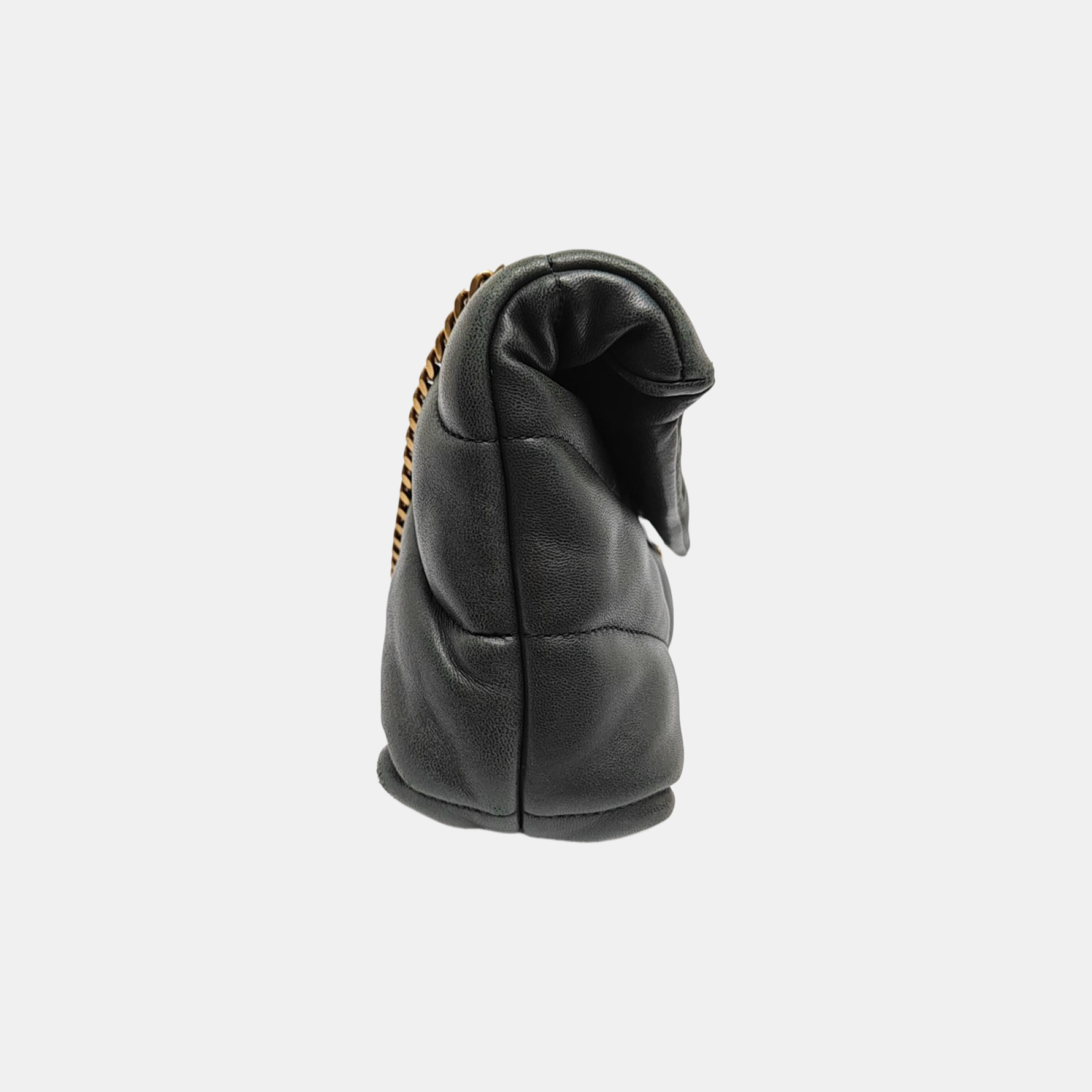 PUFFER Mini Quilted Lambskin Green