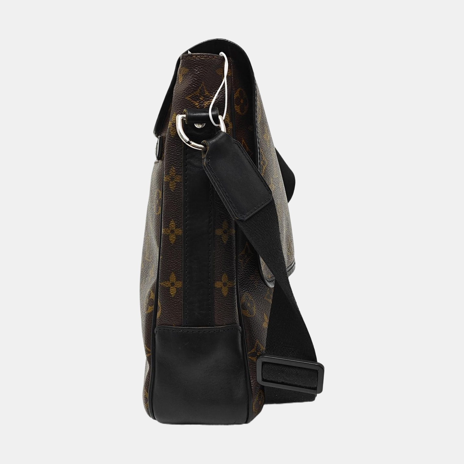 BASS Monogram Coated Canvas Brown