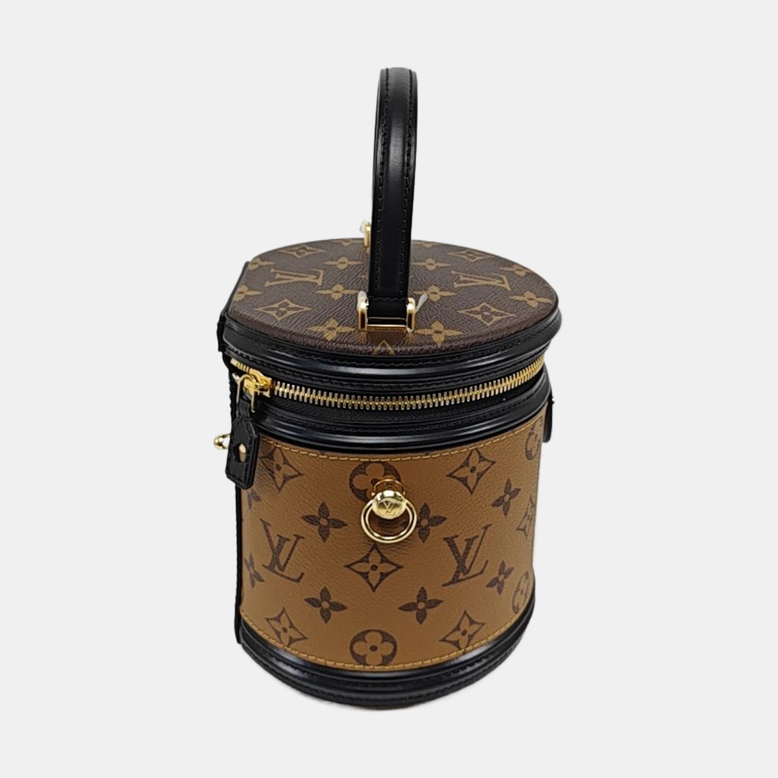 CANNES PM Monogram Coated Canvas Brown