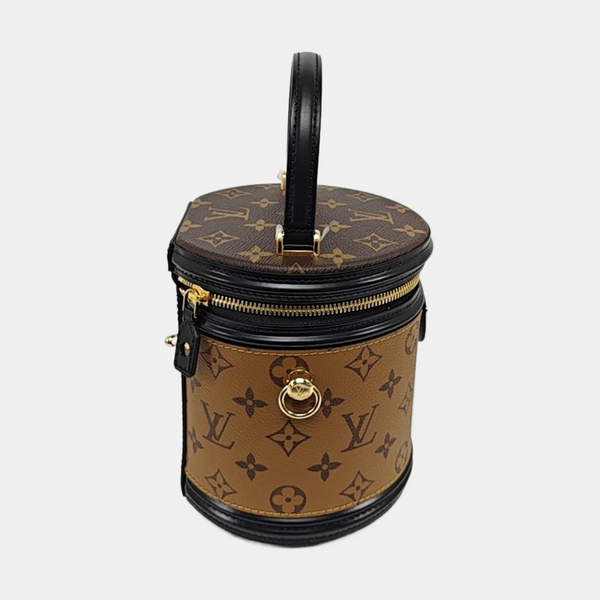 CANNES PM Monogram Coated Canvas Brown