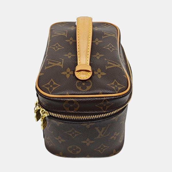 NICE Mini Monogram Coated Canvas Brown
