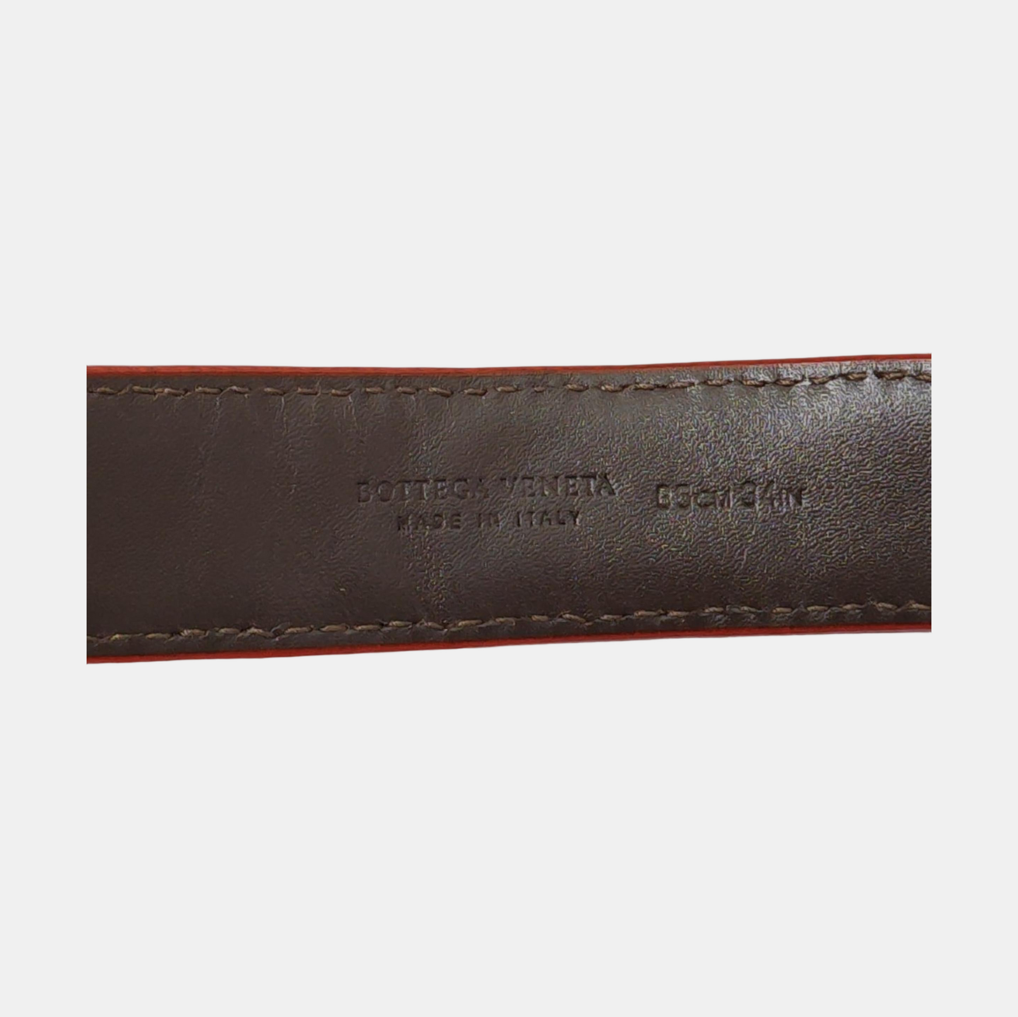 Leather Belt Red