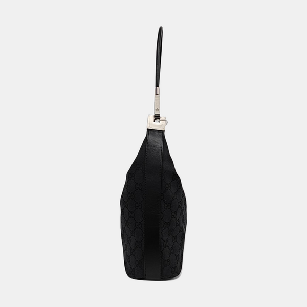 Monogram Canvas Shoulder Bag Black