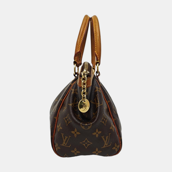 PALERMO PM Monogram Coated Canvas Brown