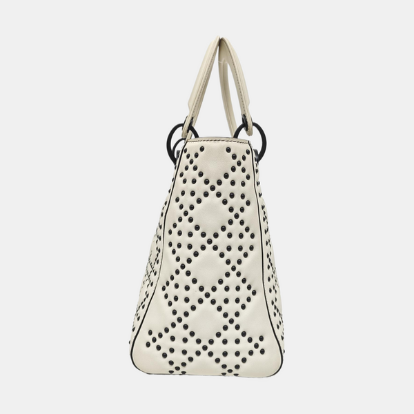 Lambskin Shoulder Bag White