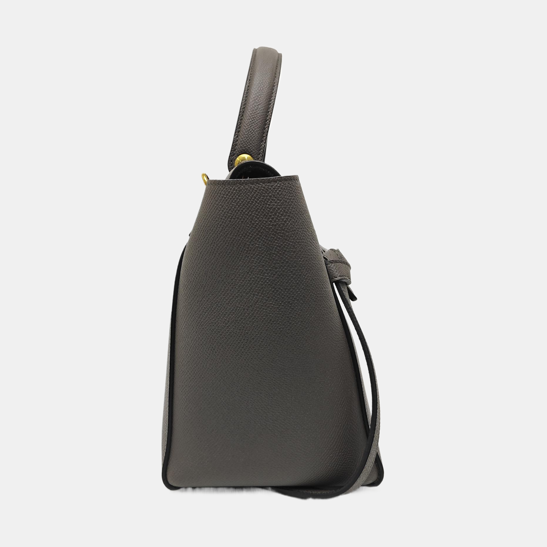 BELT Micro Calfskin Gray