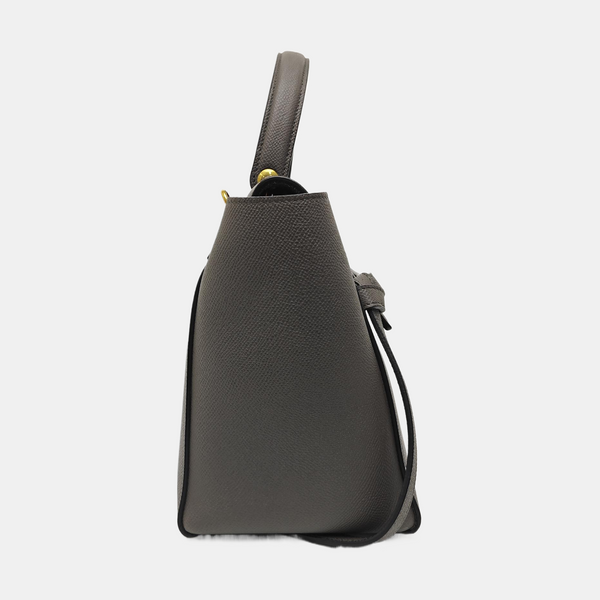 BELT Micro Calfskin Gray