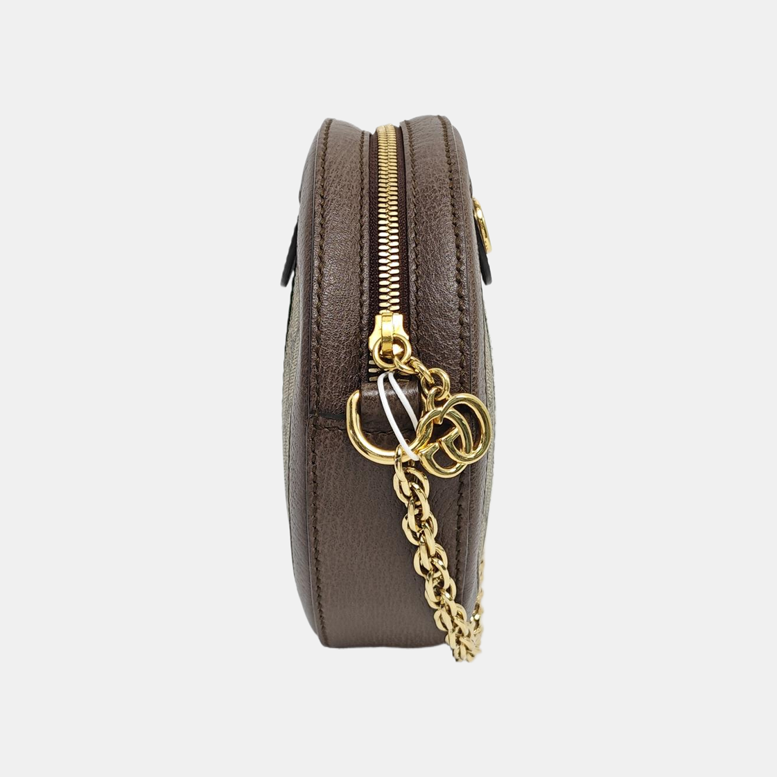 Ophidia Mini Monogram Coated Canvas Beige