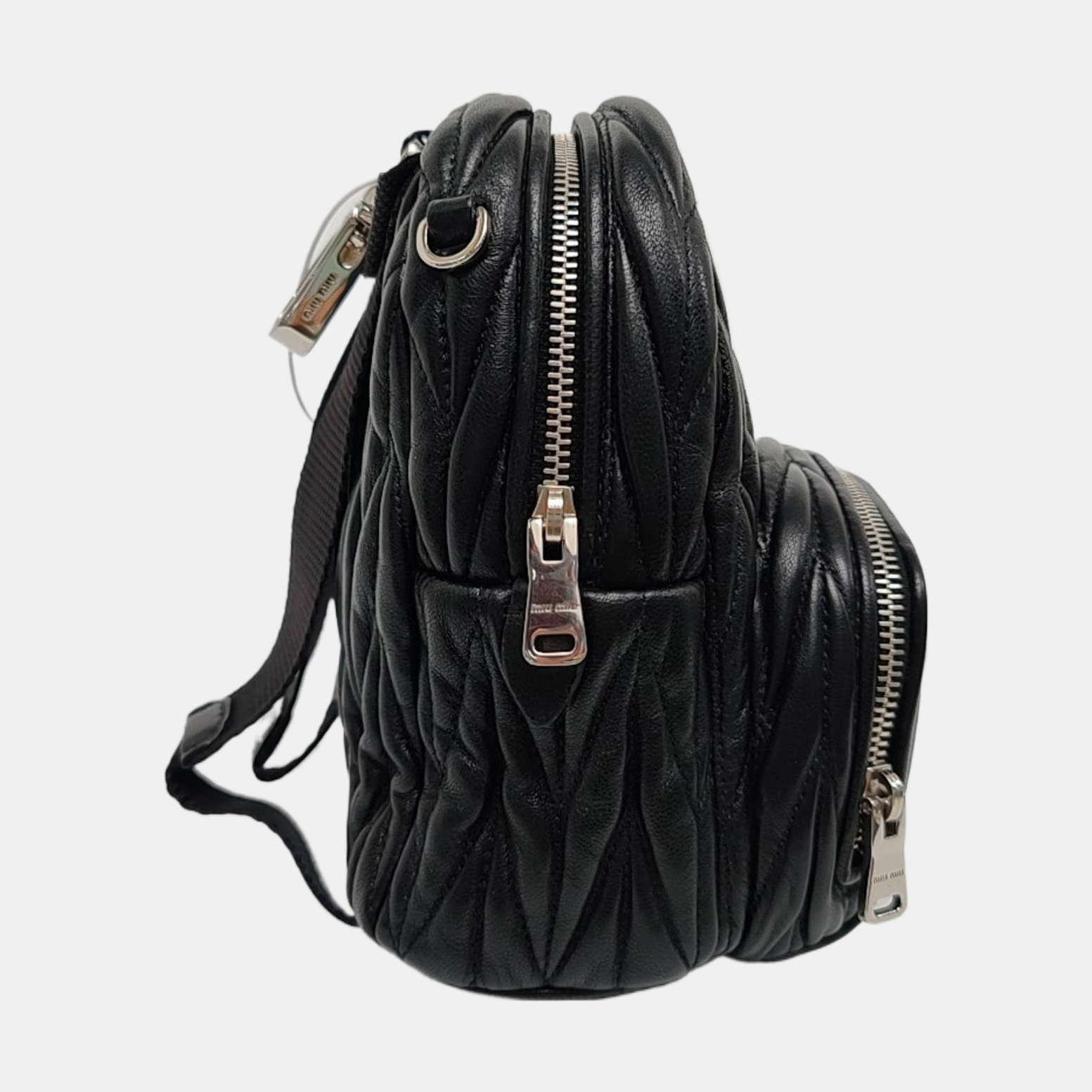 Matelassé Super Mini Lambskin Black
