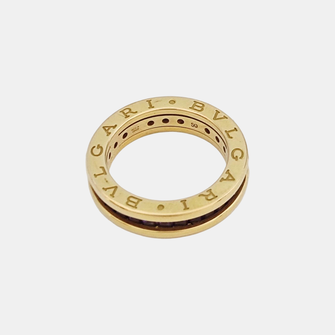 B.ZERO1 18k Gold Ring EU 50