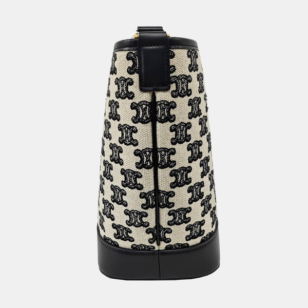 Canvas Bucket Bag White