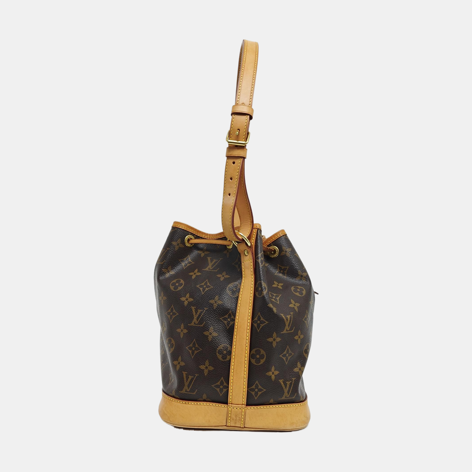 NOÉ MM Monogram Coated Canvas Brown