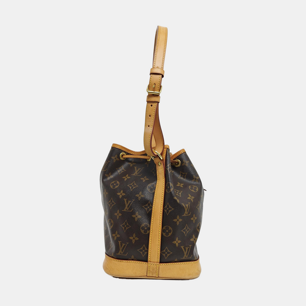 NOÉ MM Monogram Coated Canvas Brown