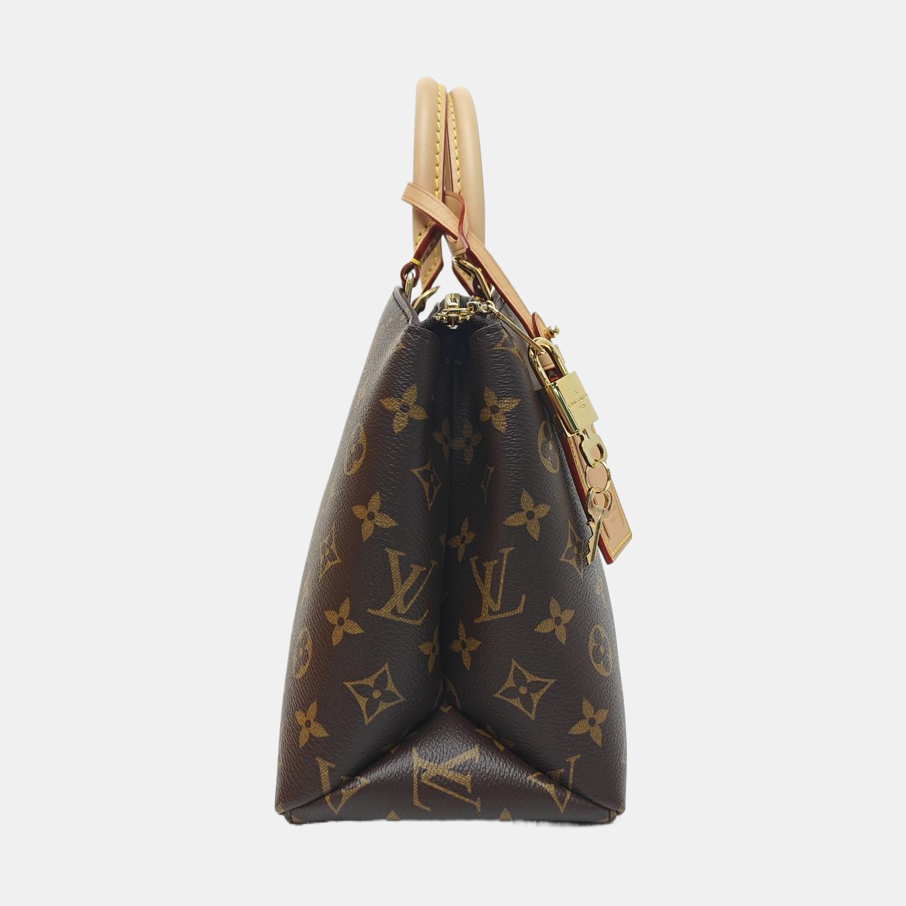 PALAIS PM Monogram Coated Canvas Brown