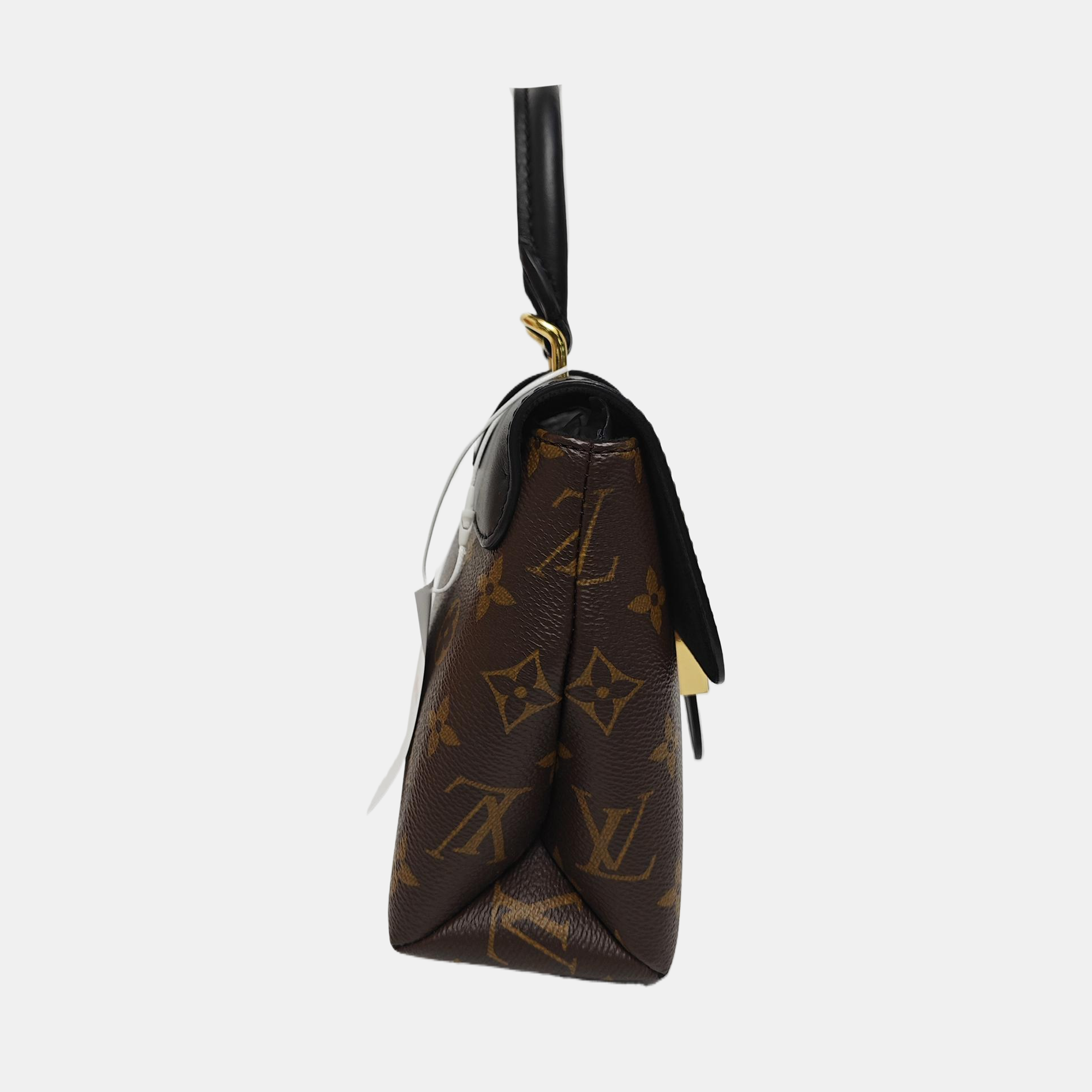 LOCKY BB Monogram Coated Canvas Brown