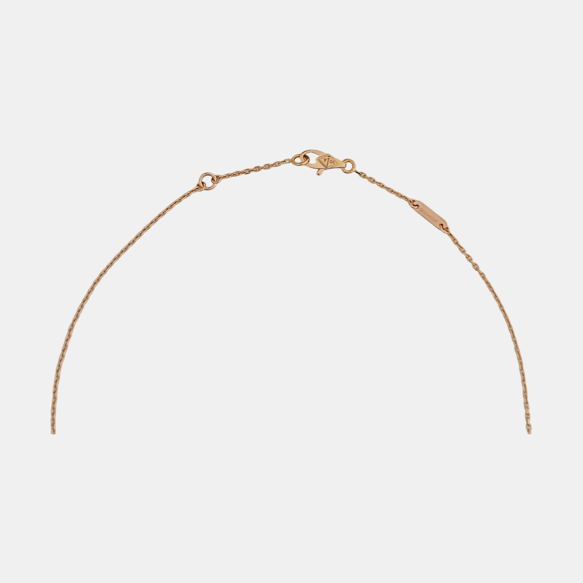 Sweet Alhambra 18k Rose Gold Necklace