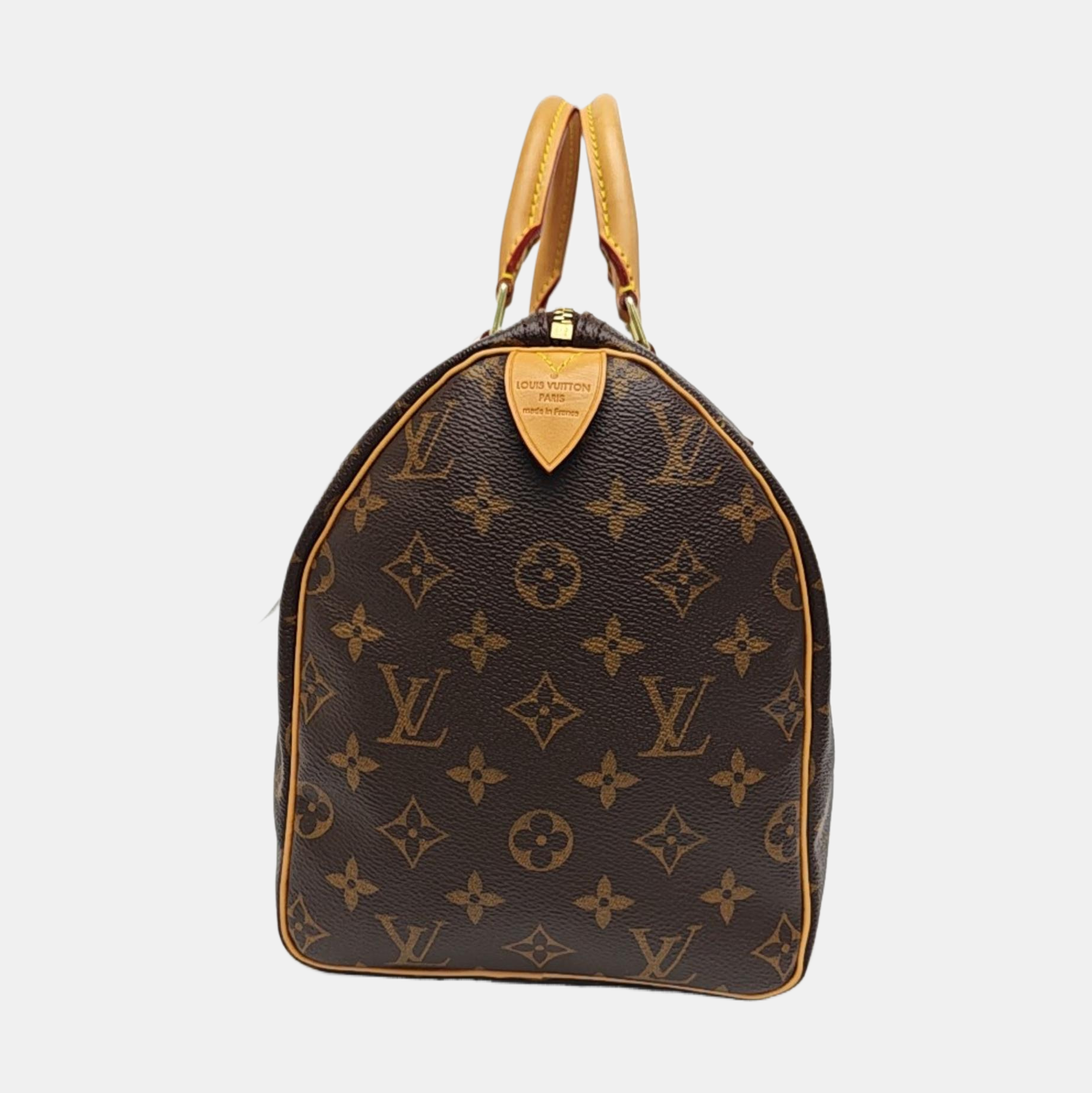 SPEEDY 30 Monogram Coated Canvas Brown
