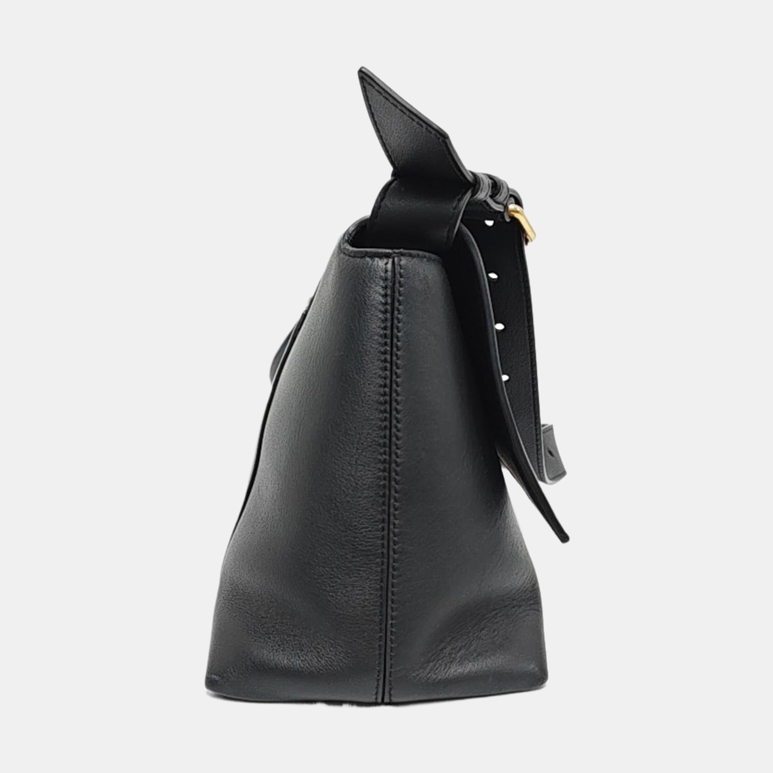 Downtown Medium Calfskin Black