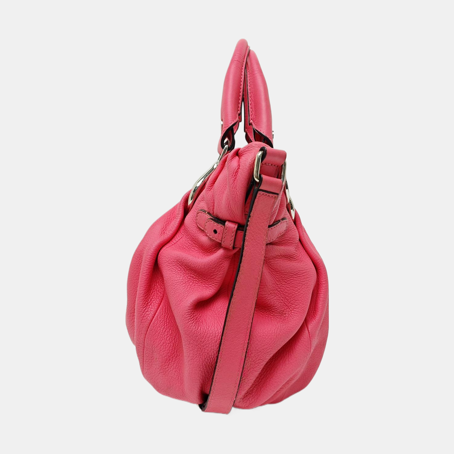 Calfskin Shoulder Bag Pink