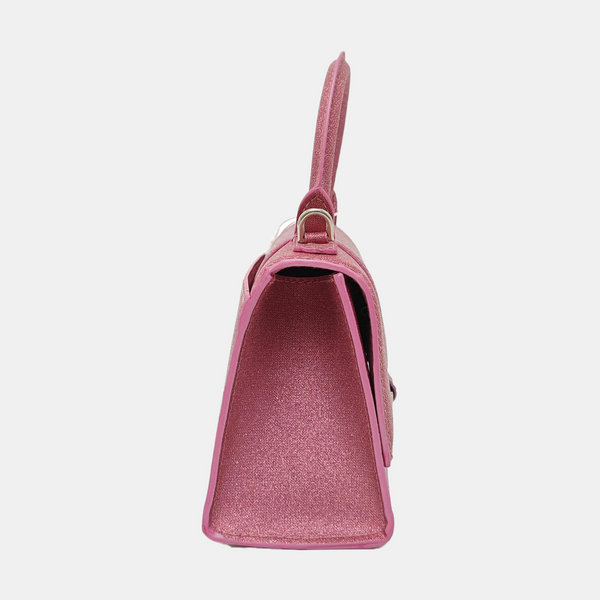 Authenticated pre-owned  Hourglass XS Quilted Calfskin Pink - Shoulder Bag at Looply