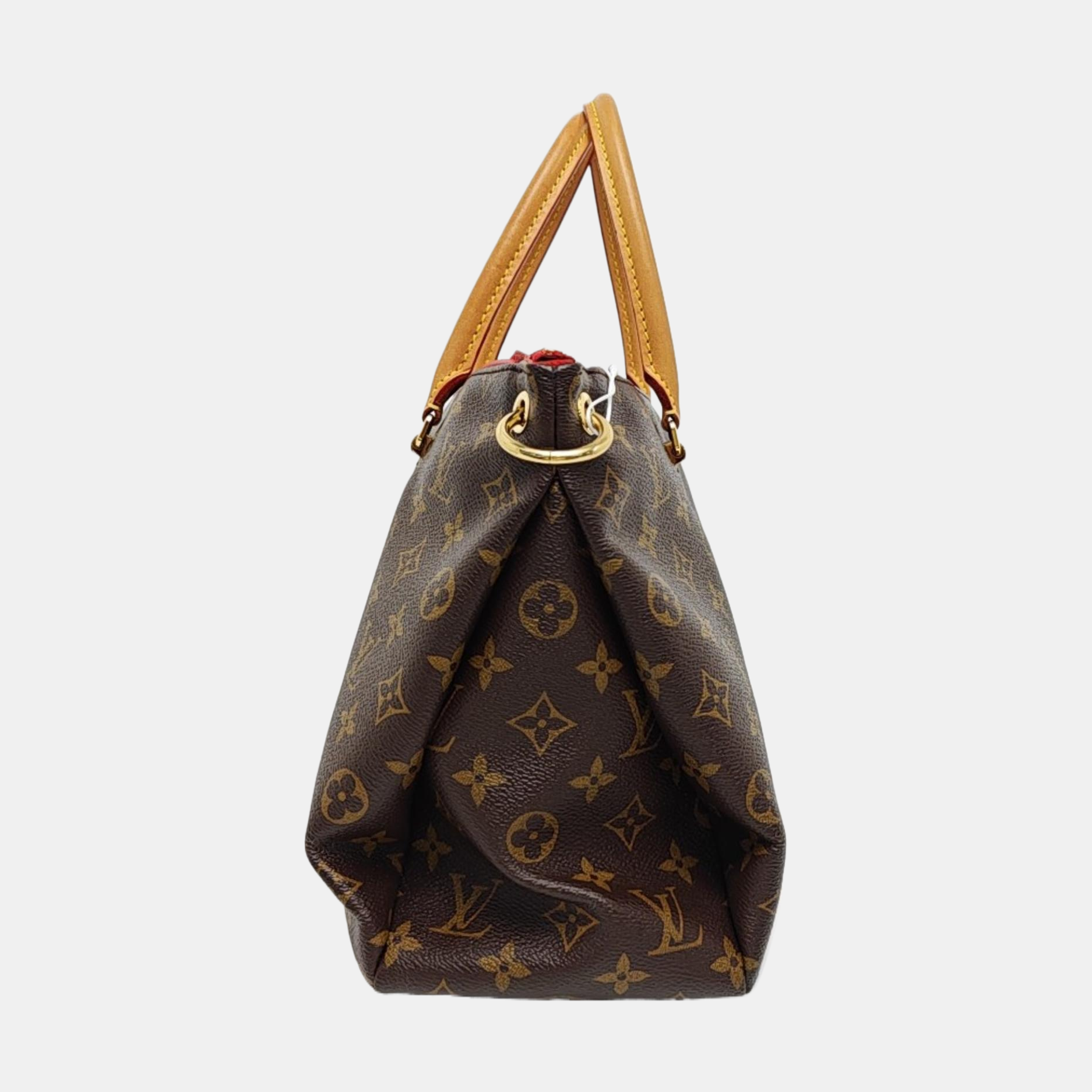 PALLAS MM Monogram Coated Canvas Brown
