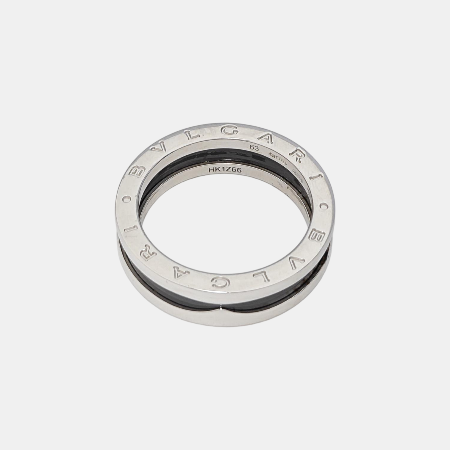 B.ZERO1 925 Sterling Silver Ring EU 63