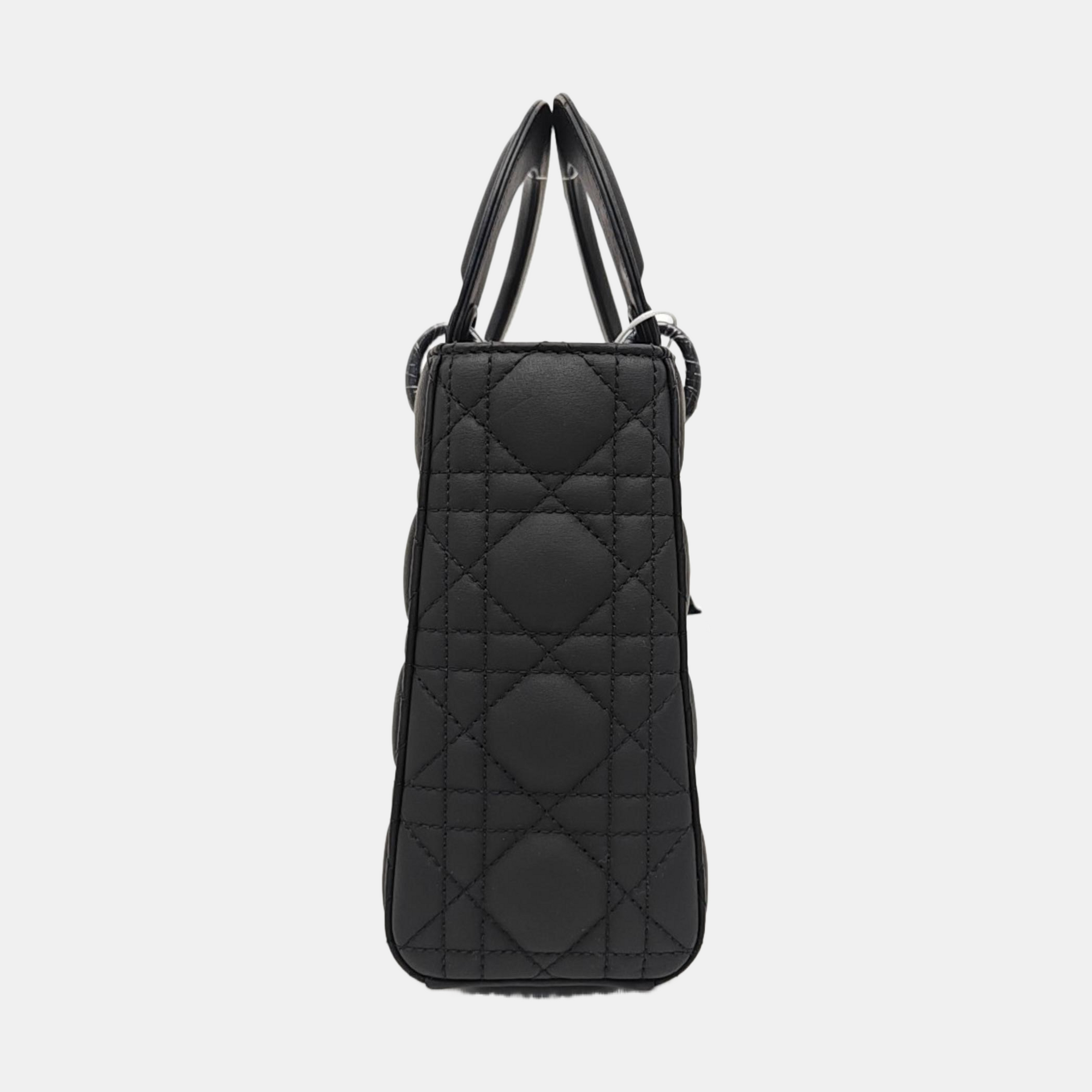 Lady Dior Small Cannage Calfskin Black