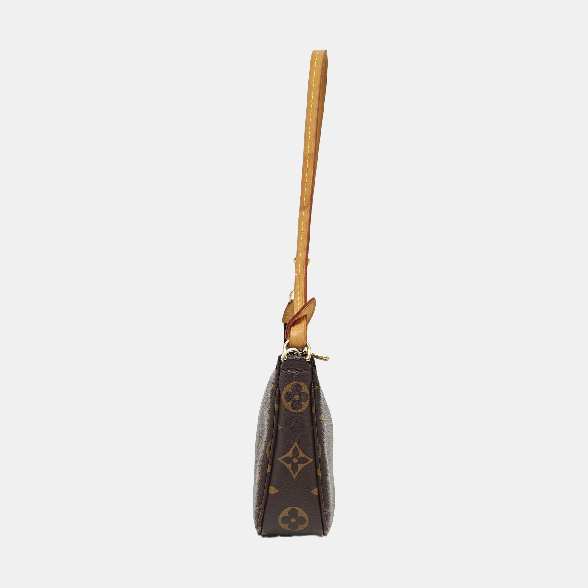 ACCESSOIRES GM Monogram Coated Canvas Brown