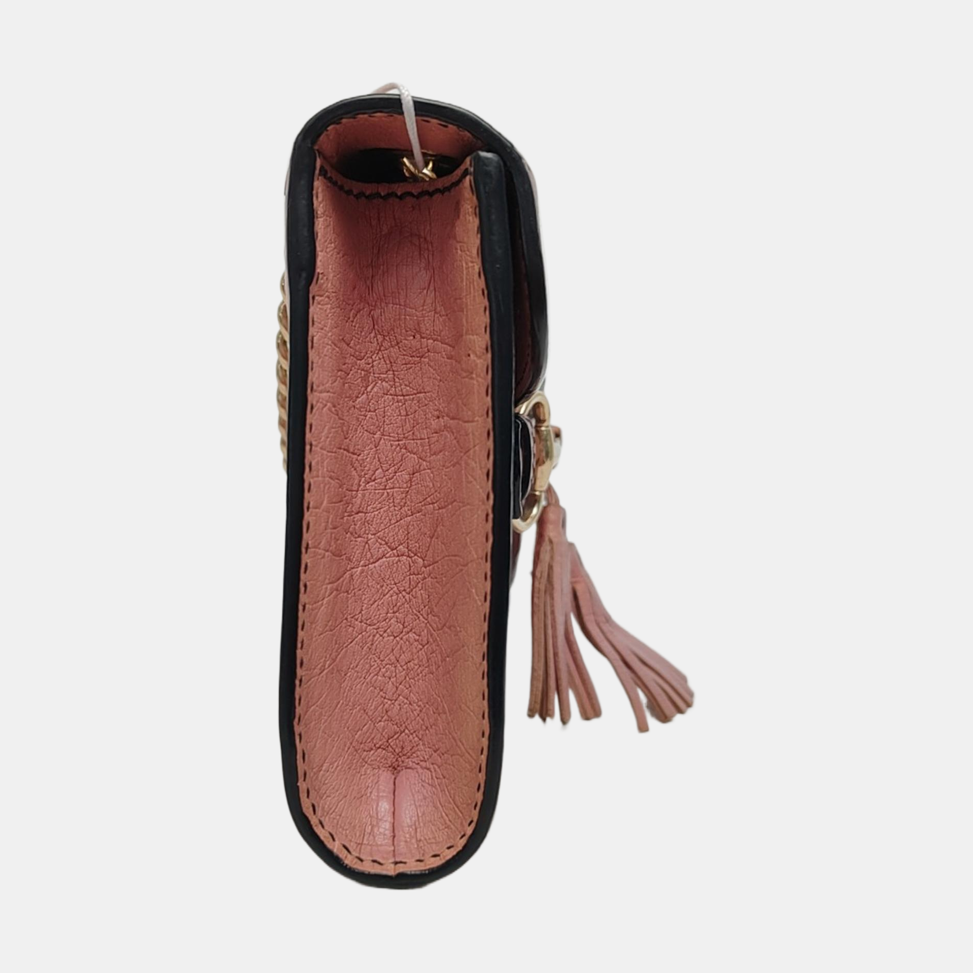 Emily Chain Ostrich Pink