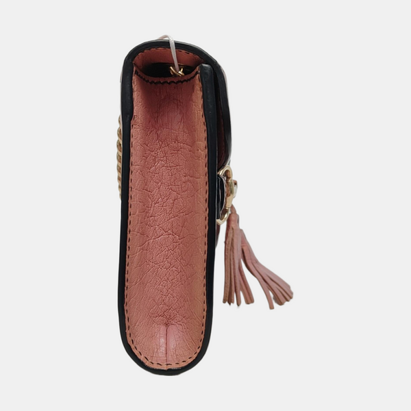 Emily Chain Ostrich Pink
