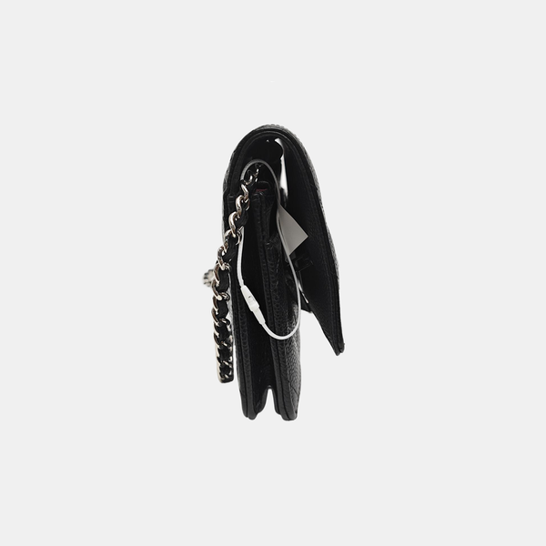 WOC Quilted Grained Calfskin Black
