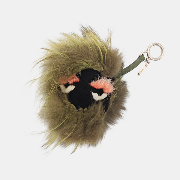 Fabric Bag Charm Green