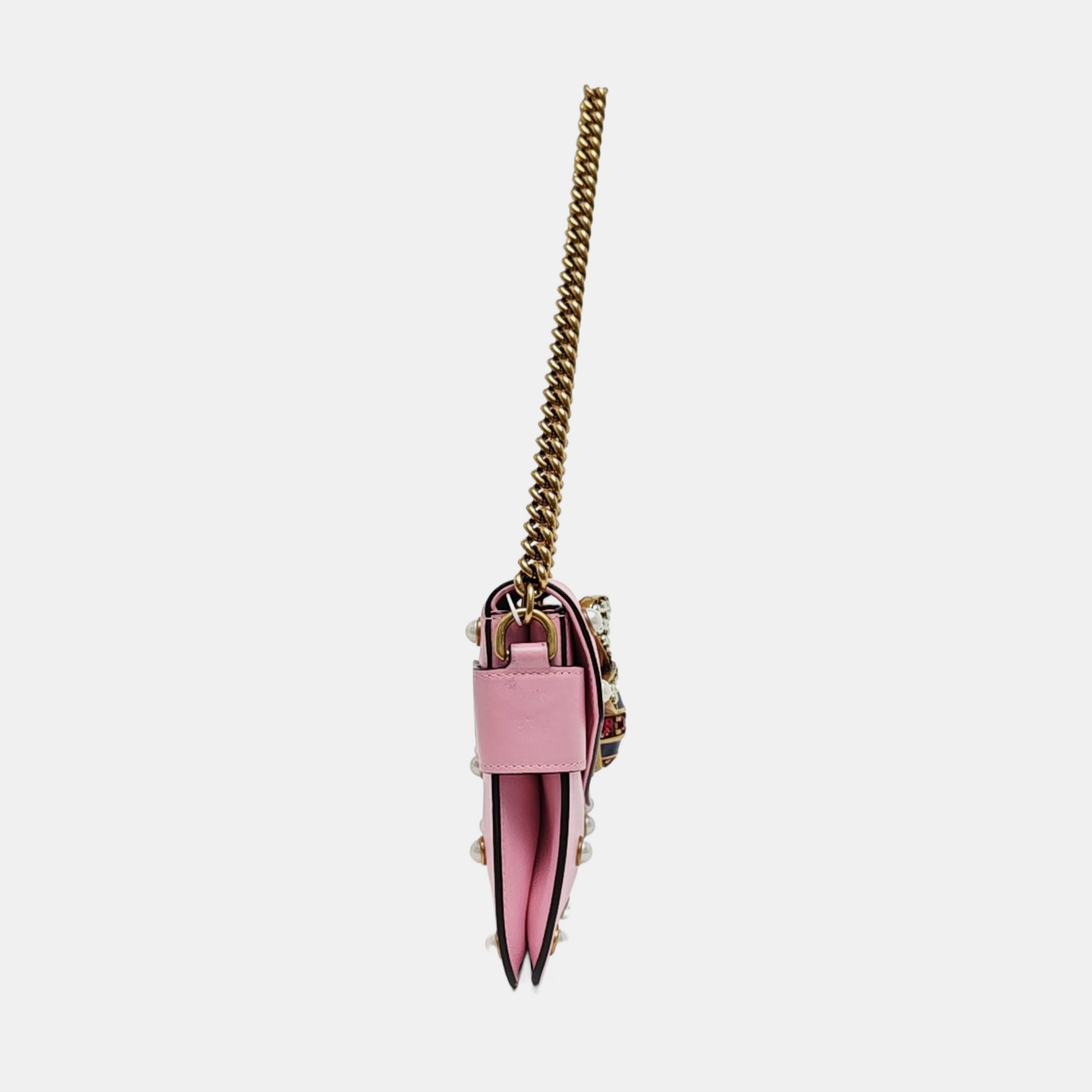 Queen Margaret Mini Calfskin Pink