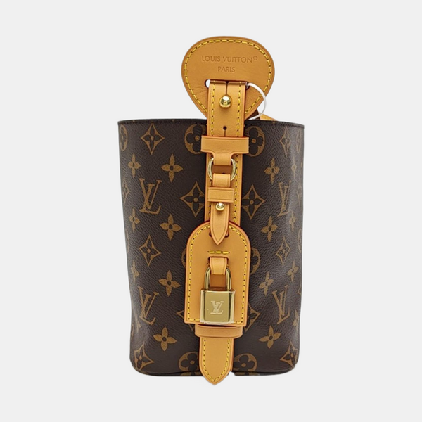ALL IN Monogram Coated Canvas Brown