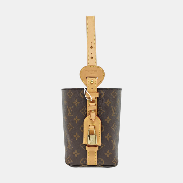 ALL IN Monogram Coated Canvas Brown