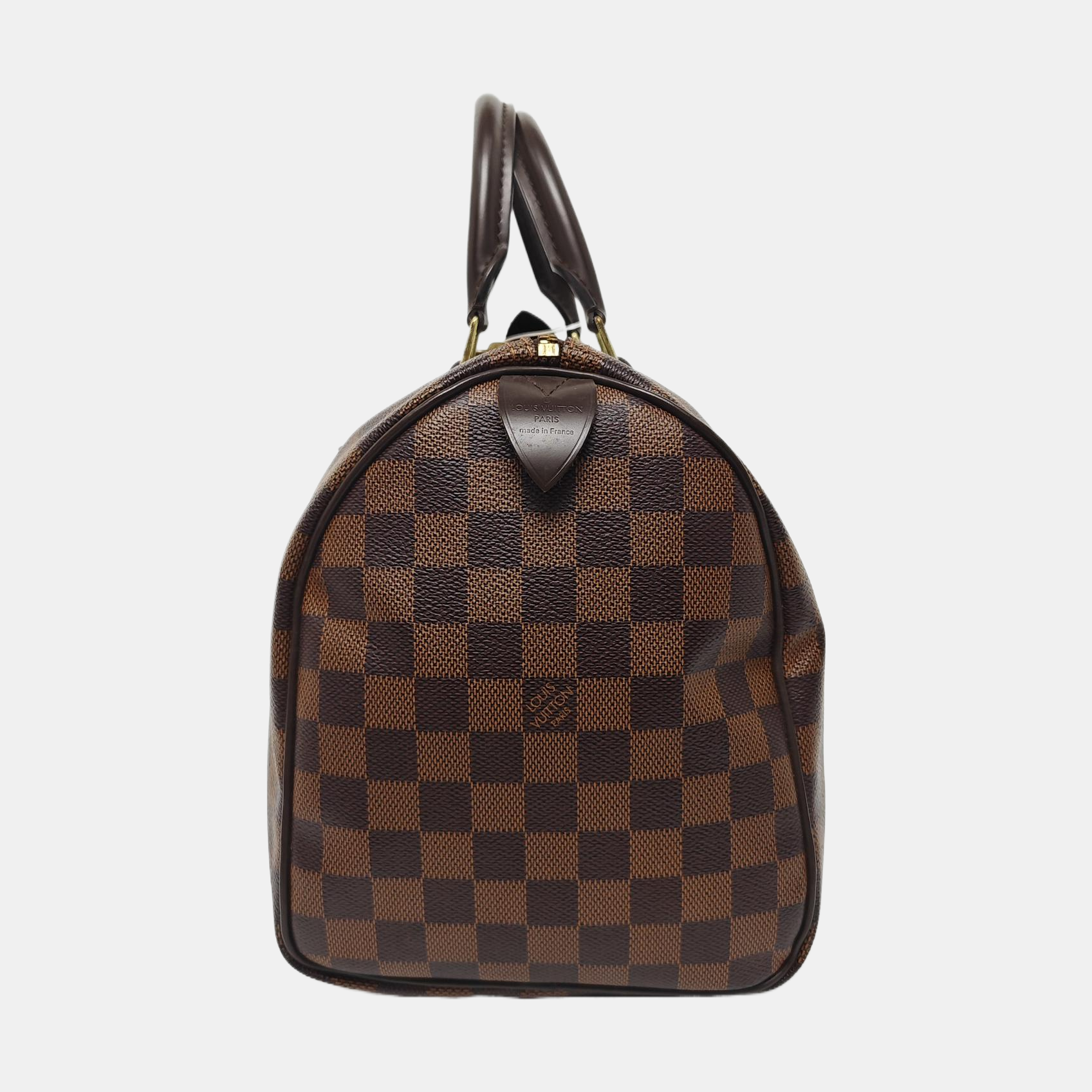 SPEEDY 30 Damier Ebene Coated Canvas Brown
